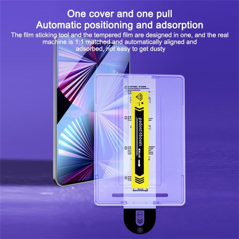 Tvrzené sklo na tablet iPad Air 11 (2024)/(2025)/(2026) s aplikačním rámečkem