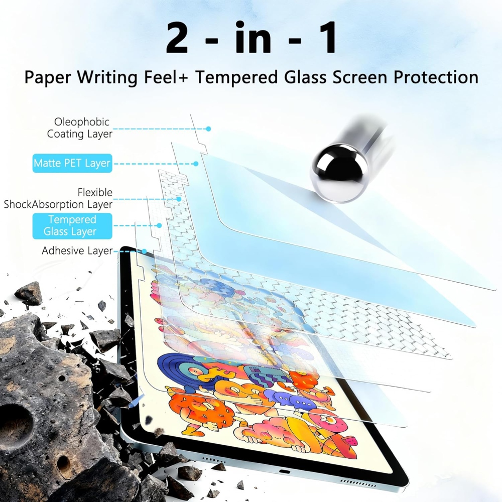 Tvrzené sklo na tablet iPad Pro 11 (2024)/(2025)