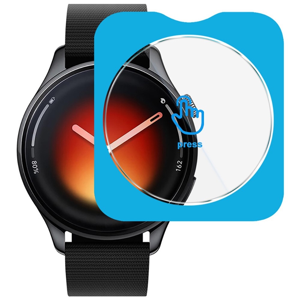 Tvrzené sklo na Xiaomi Watch 5 s aplikačním rámečkem