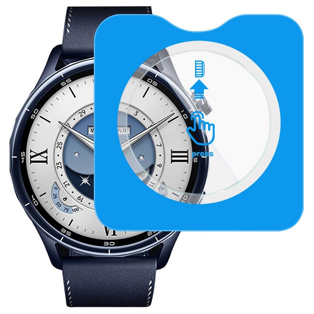 Tvrzené sklo na Xiaomi Watch S5 s aplikačním rámečkem