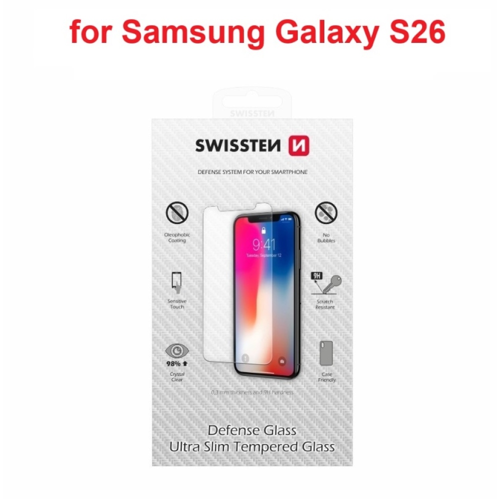 Tvrzené sklo Swissten na Samsung Galaxy S26