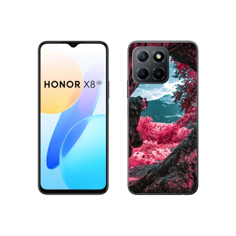 Gelový kryt mmCase na Honor X8 5G/70 Lite 5G - výhled na hory