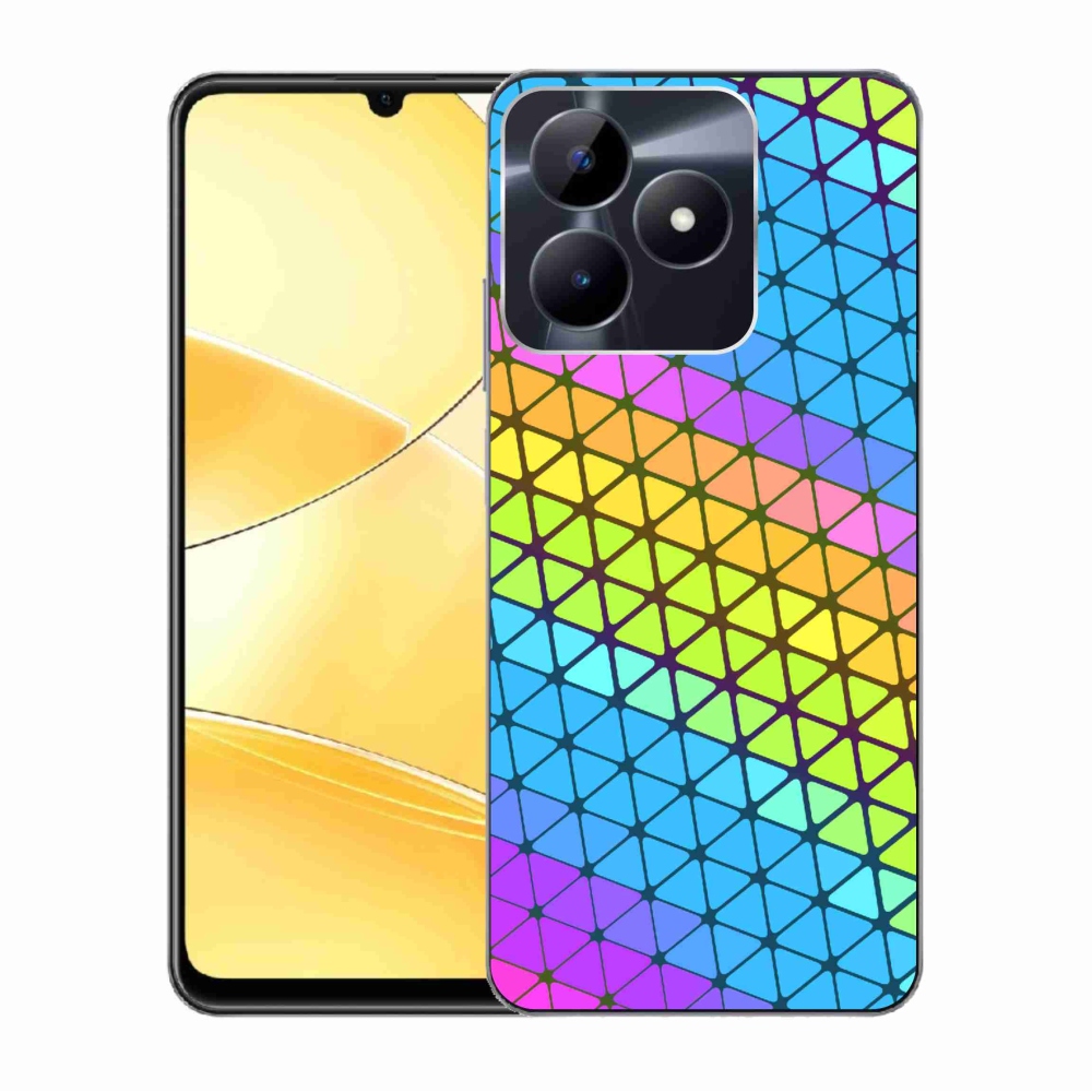 Gelový kryt mmCase na Realme C51/C53 - abstraktní motiv 16