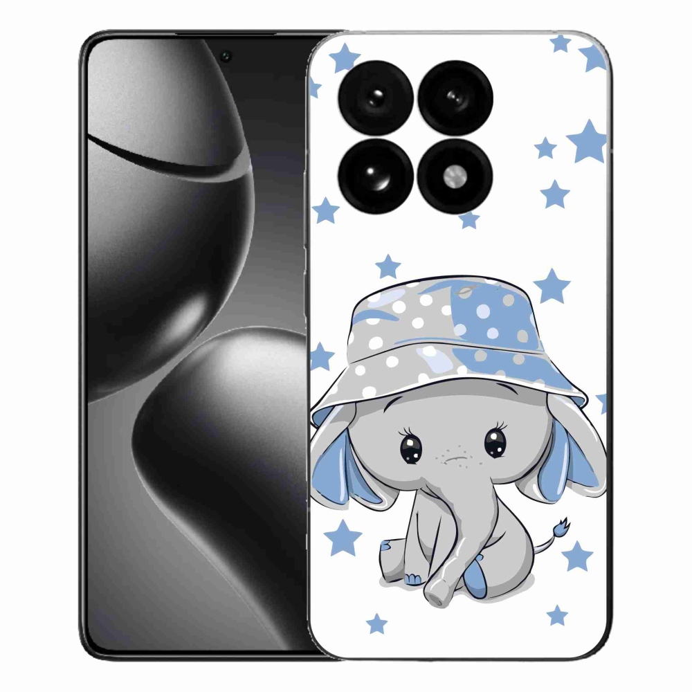 Gelový kryt mmCase na Xiaomi 15T - modrý slon