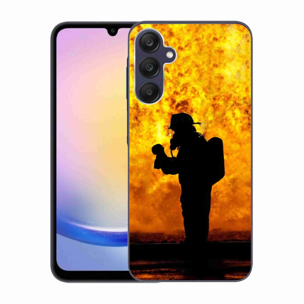 Gelový kryt mmCase na Samsung Galaxy A25 5G - hasič