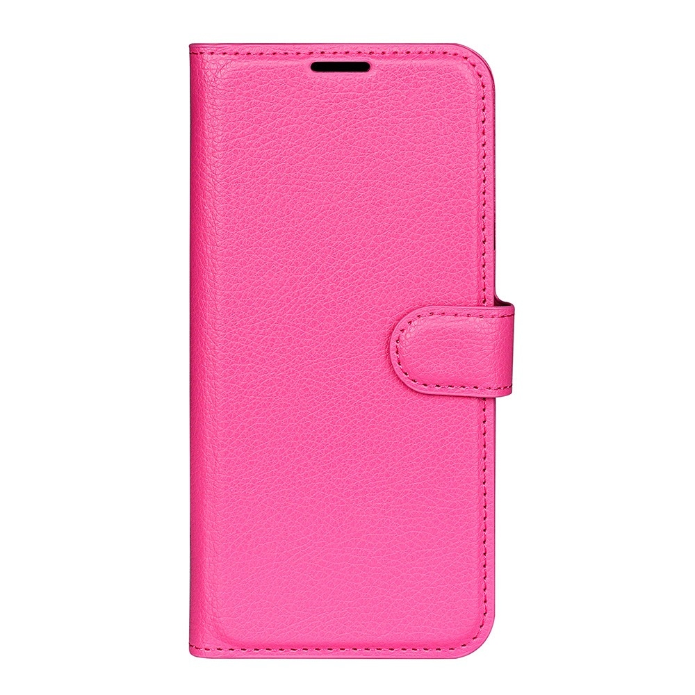 Litchi knížkové pouzdro na Xiaomi 14T - rose