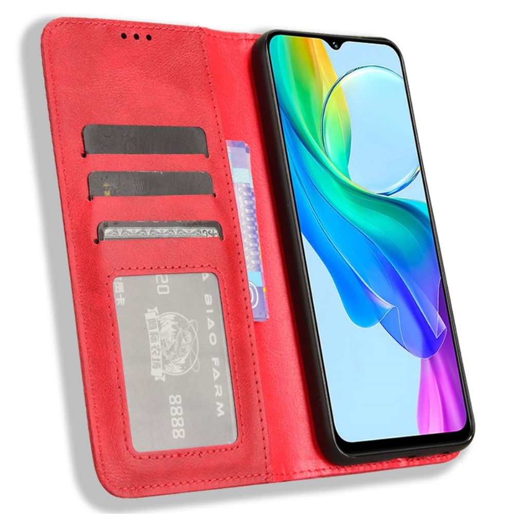 Case knížkové pouzdro na Vivo Y28s 5G - červené