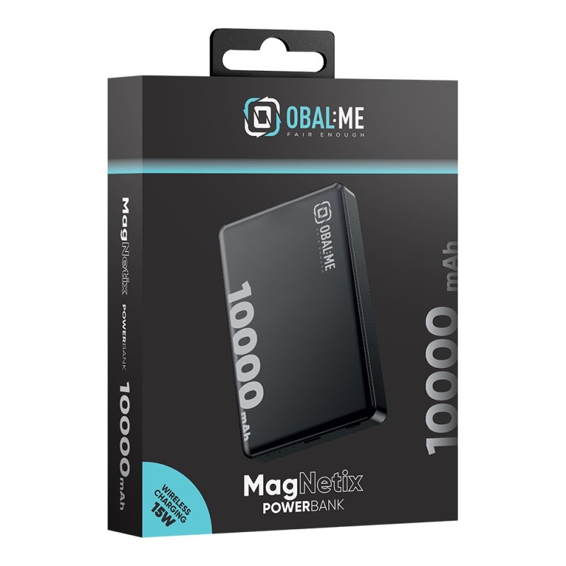 OBAL:ME MagNetix Powerbanka 10000mAh Black