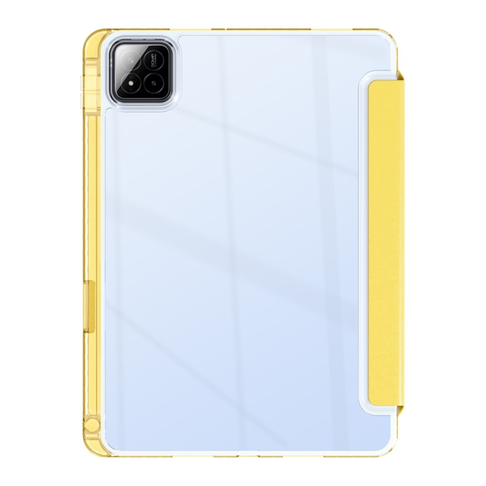 Origami chytré polohovací pouzdro na tablet Xiaomi Pad 7/7 Pro - žluté