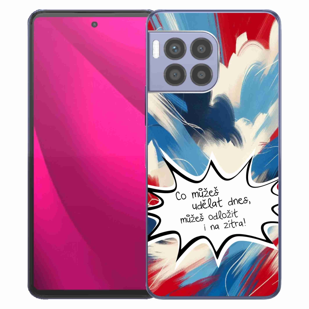 Gelový kryt mmCase na T-Mobile T Phone 2 Pro - vtipný text 9 bílé pozadí