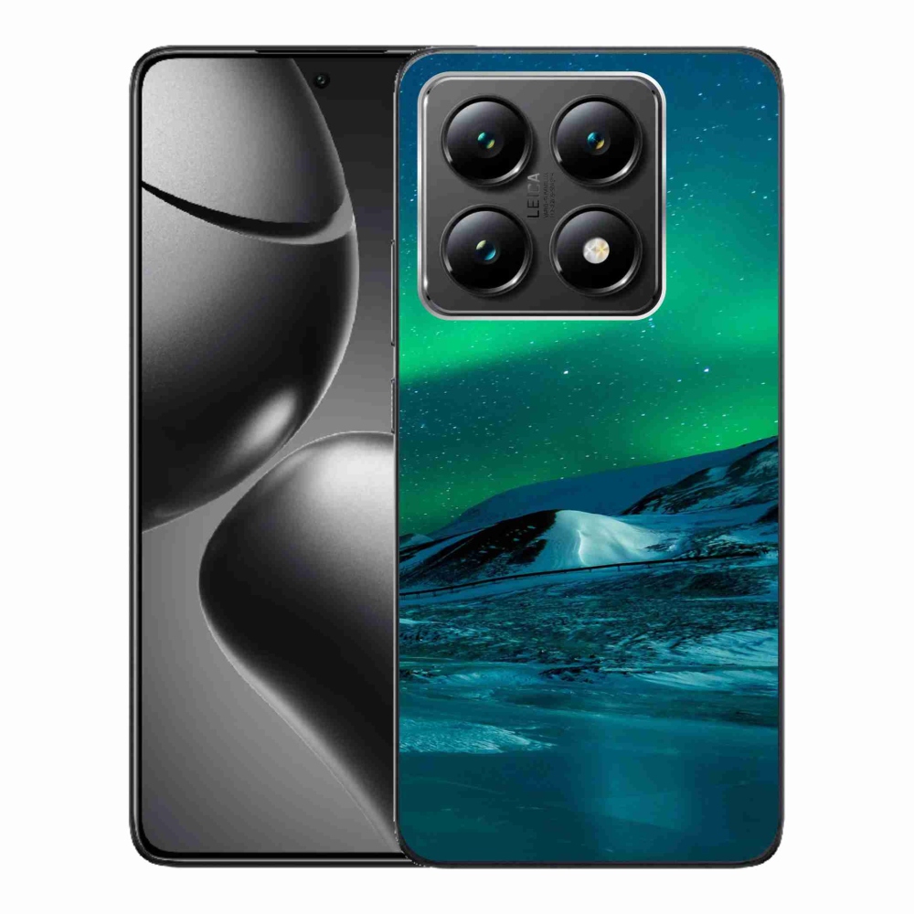 Gelový kryt mmCase na Xiaomi 14T - polární záře