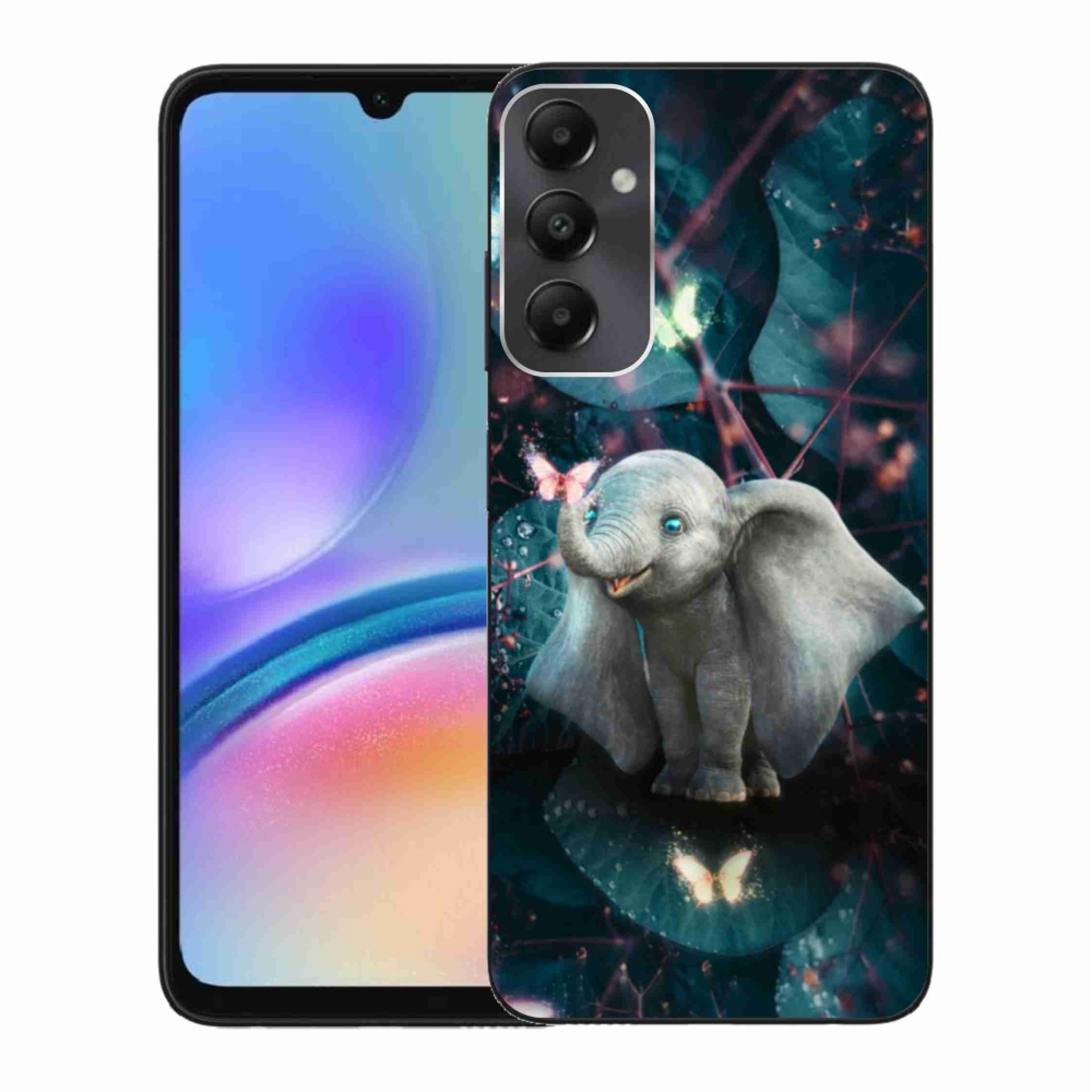 Gelový kryt mmCase na Samsung Galaxy A05s - roztomilý slon