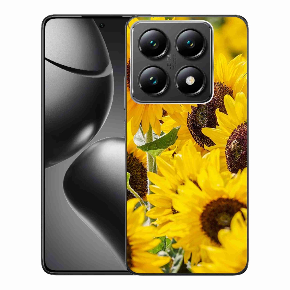 Gelový kryt mmCase na Xiaomi 14T Pro - slunečnice
