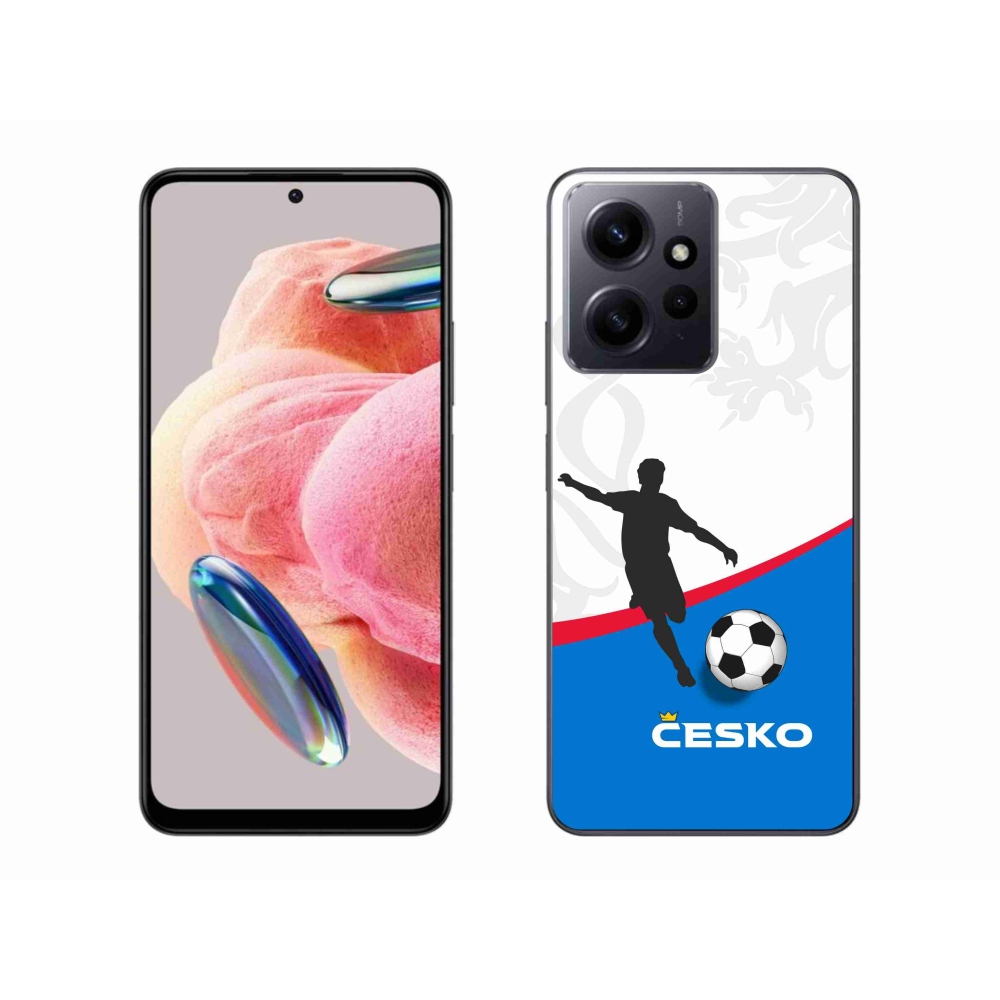 Gelový kryt mmCase na Xiaomi Redmi Note 12 4G - fotbal Česko 1