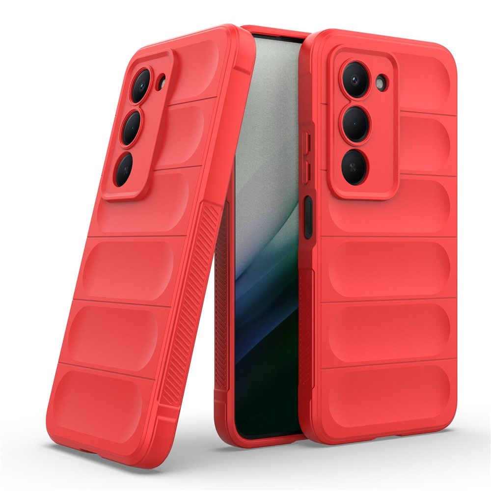 Rugg odolný gelový obal na Xiaomi Redmi 15 5G (169mm) - červený