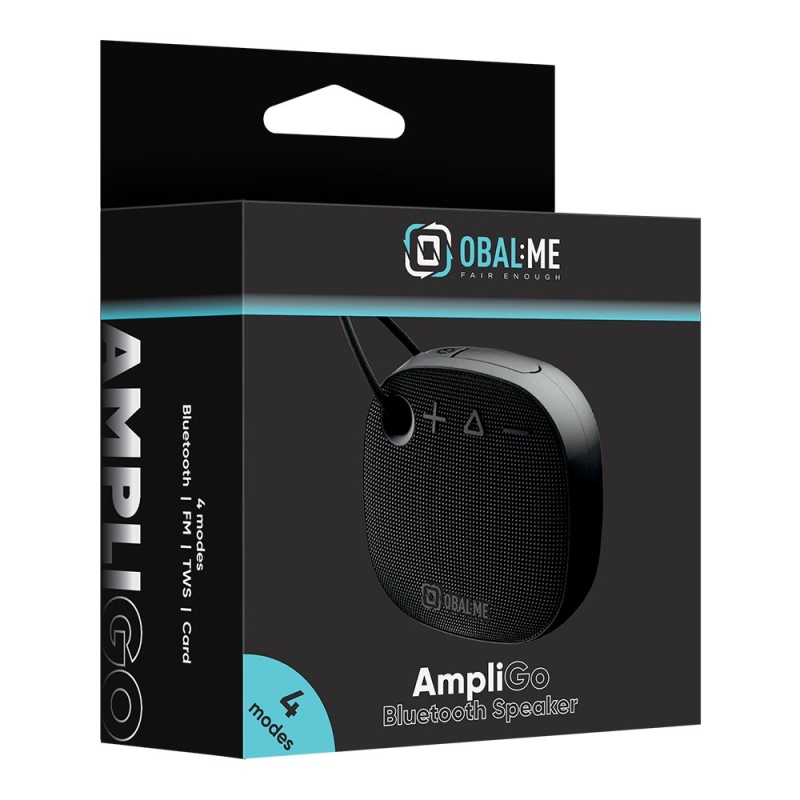 OBAL:ME AmpliGo Bluetooth Reproduktor Black