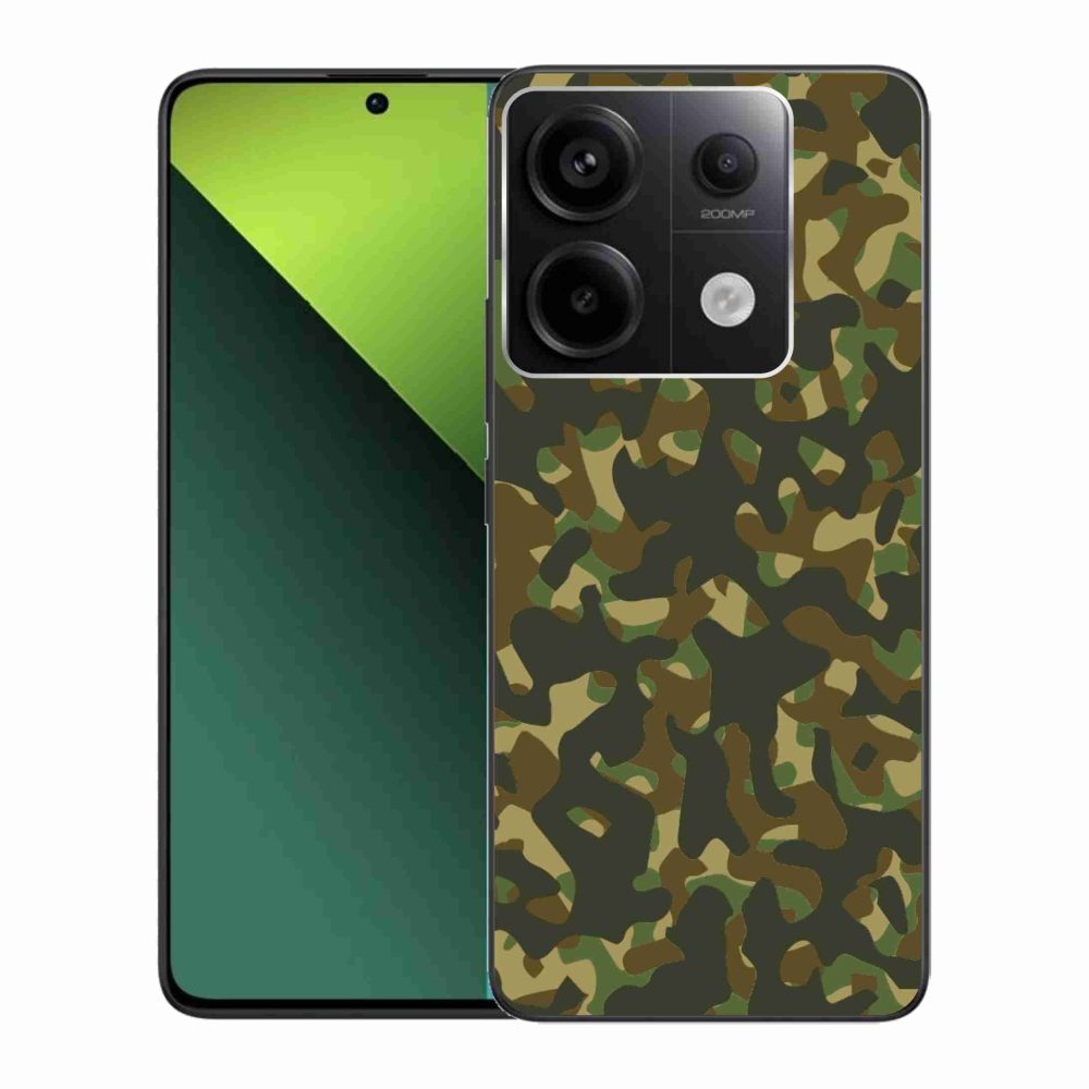 Gelový kryt mmCase na Xiaomi Redmi Note 13 Pro 5G/Poco X6 5G - maskáčový vzor 1