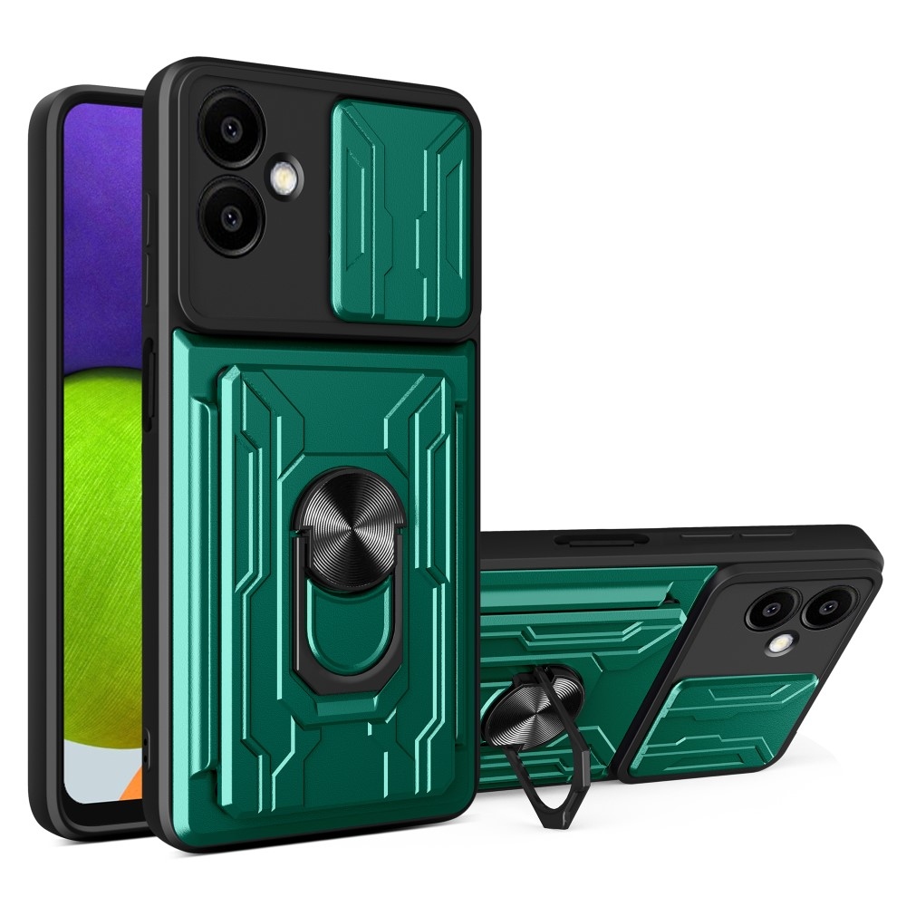 Slider odolný kryt na Samsung Galaxy A06 4G - zelený