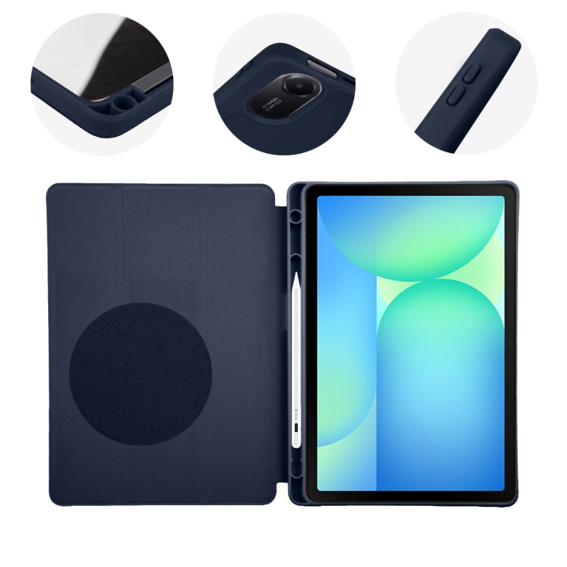 OBAL:ME SolidTab Pouzdro pro Samsung Galaxy Tab S10 Lite/S9/S9 FE/S10 FE Dark Blue
