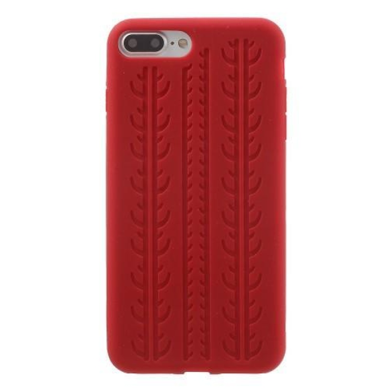 Tyre gelový obal na iPhone 8 Plus a iPhone 7 Plus - červený