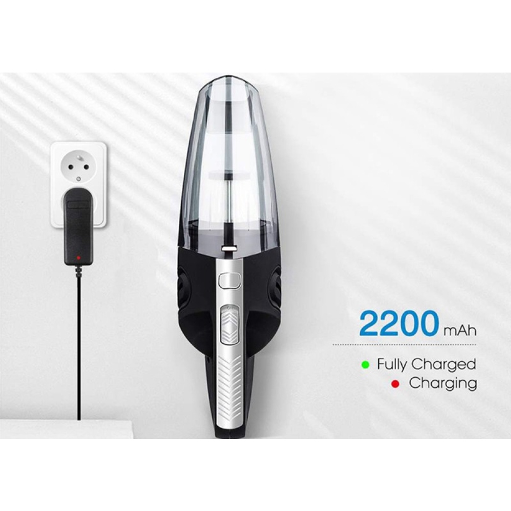 Bezdrátový ruční vysavač do auta 120W
