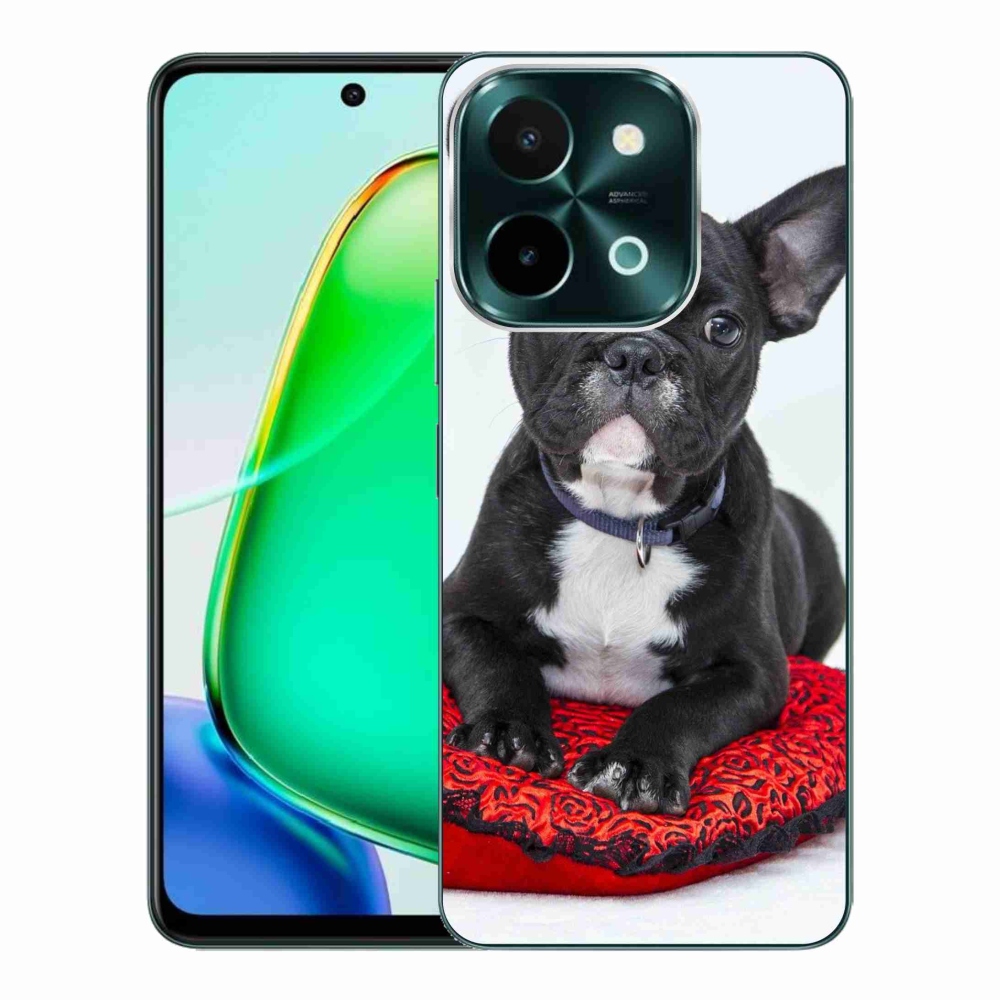 Gelový obal mmCase na Vivo Y28 - buldok