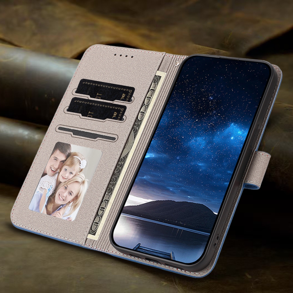 Snap knížkové pouzdro na Xiaomi Redmi 15 4G/5G (171mm) - tmavěmodré