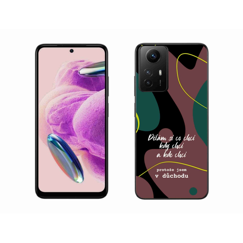 Gelový kryt mmCase na Xiaomi Redmi Note 12S - vtipný text 10 černé pozadí