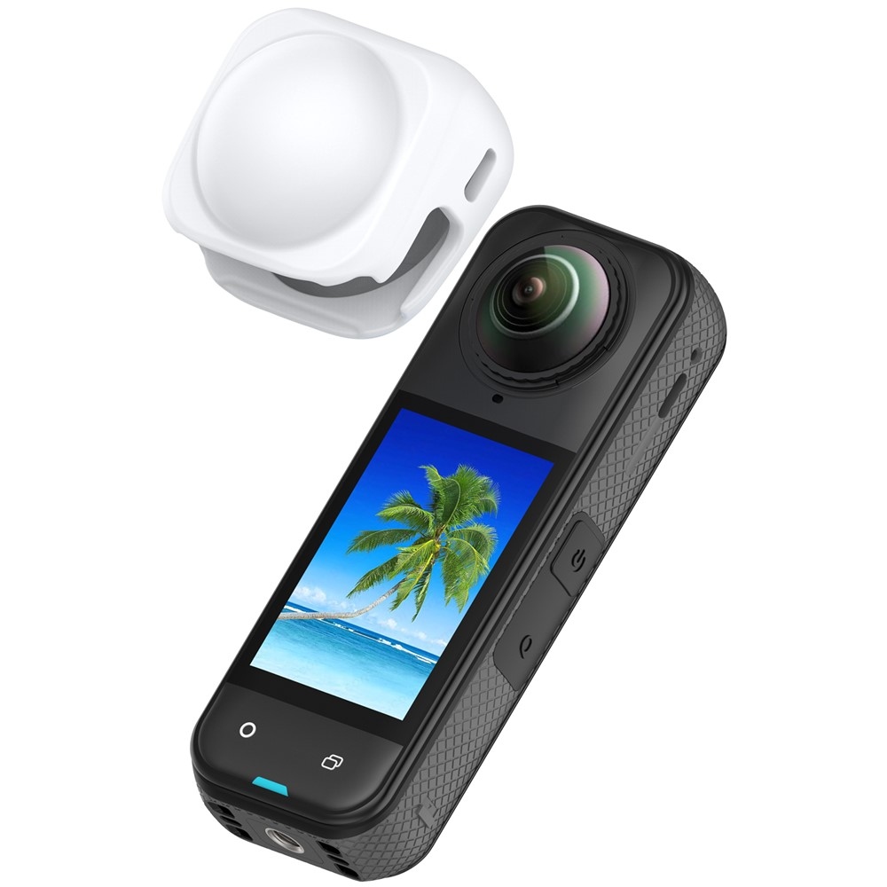 Silikonová krytka objektivů pro Insta360 X5 a X4 - bílá