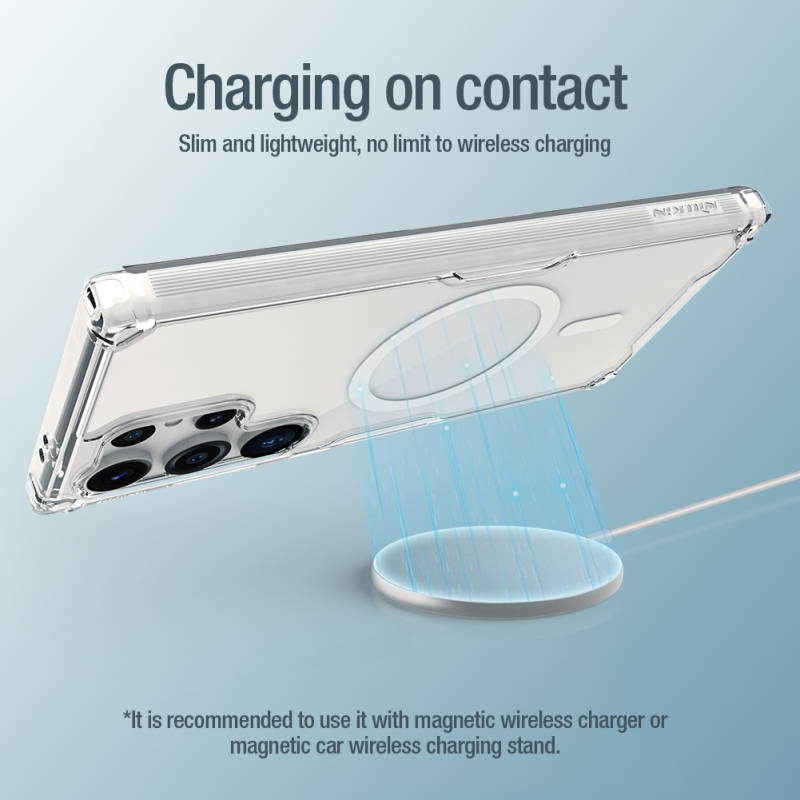 Nillkin Nature TPU PRO Magnetic Kryt pro Samsung Galaxy S24 Ultra Transparent