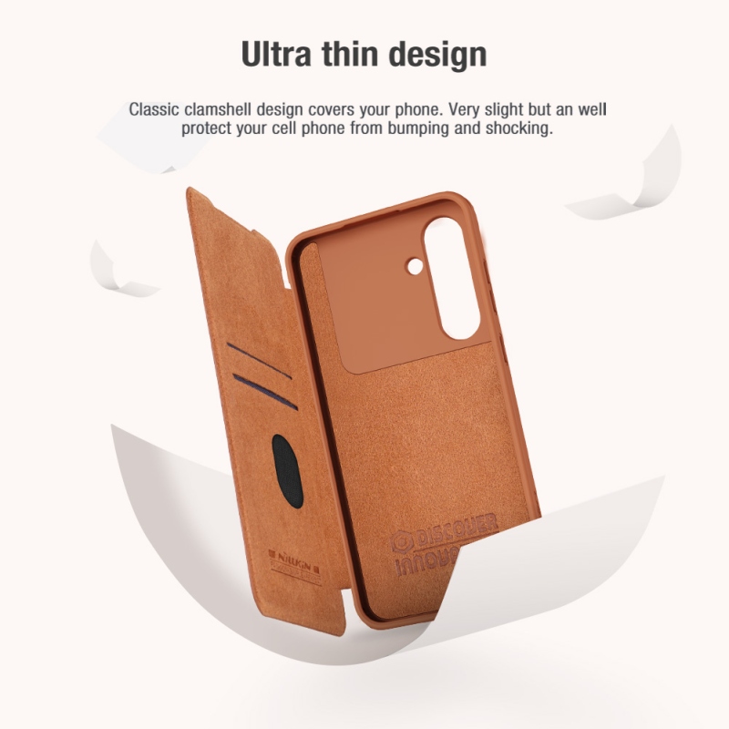Nillkin Qin Book PRO Pouzdro pro Samsung Galaxy S24 FE Black