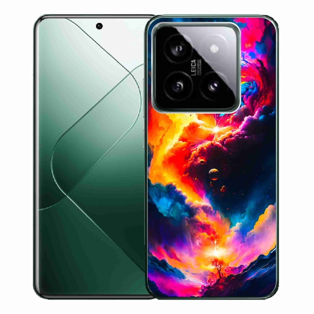 Gelový kryt mmCase na Xiaomi 14 Pro - abstraktní motiv