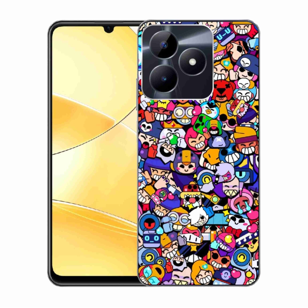 Gelový kryt mmCase na Realme C51/C53 - brawl stars 2