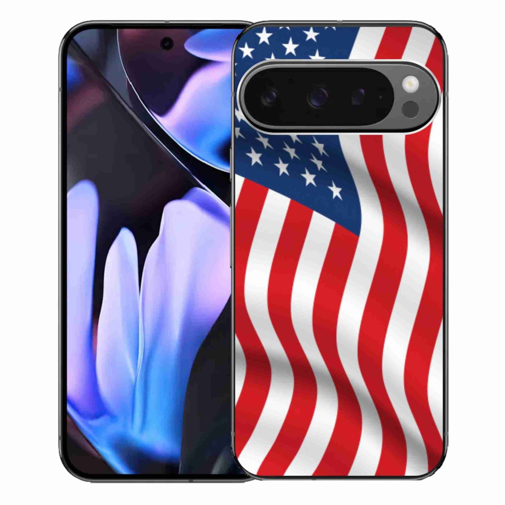 Gelový kryt mmCase na Google Pixel 9 Pro XL - USA vlajka