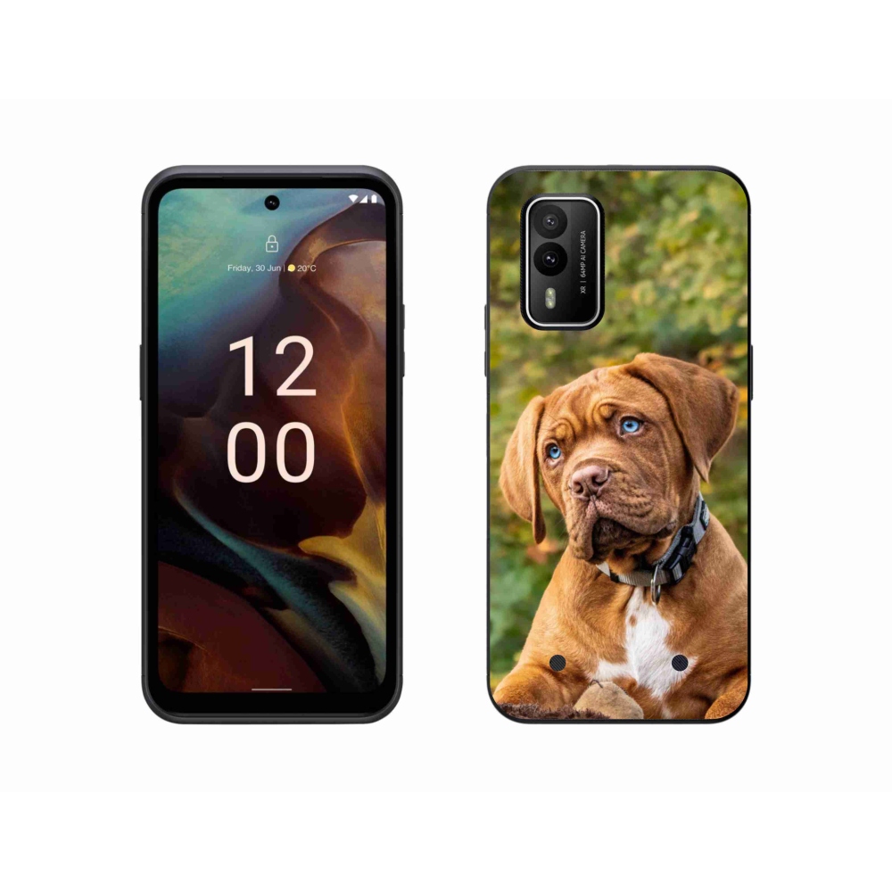 Gelový kryt mmCase na Nokia XR21 - štěně 