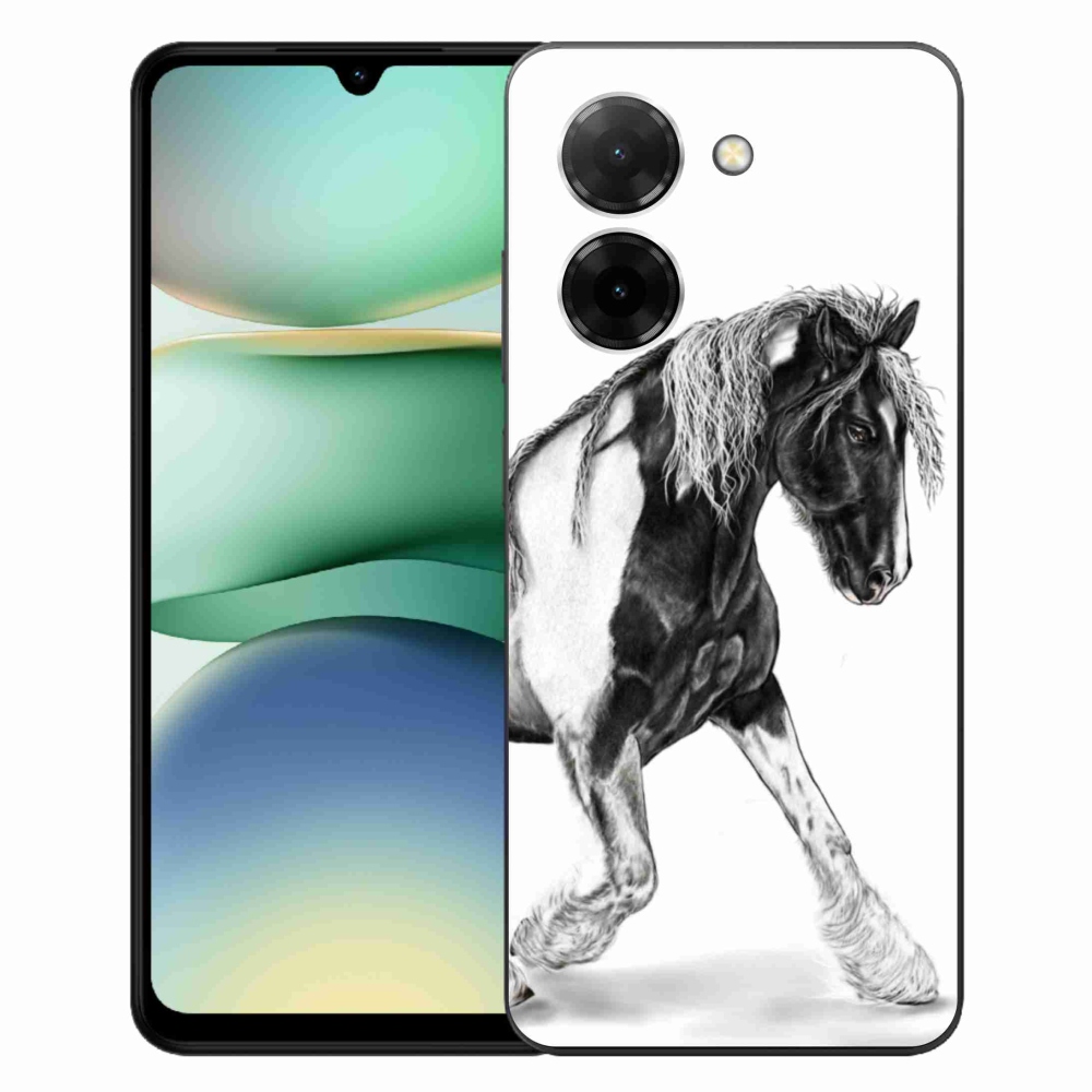 Gelový kryt mmCase na Xiaomi Redmi A5 (173.45x79.35x8.45mm) - kůň