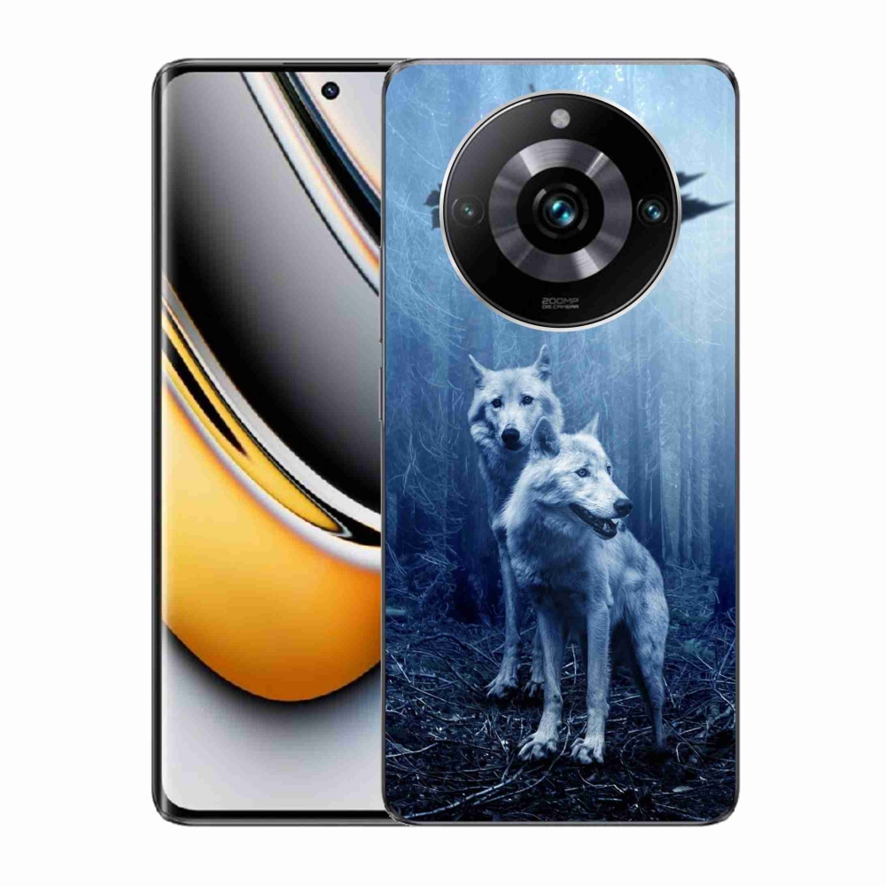 Gelový kryt mmCase na Realme 11 Pro/11 Pro+ - vlci v lese