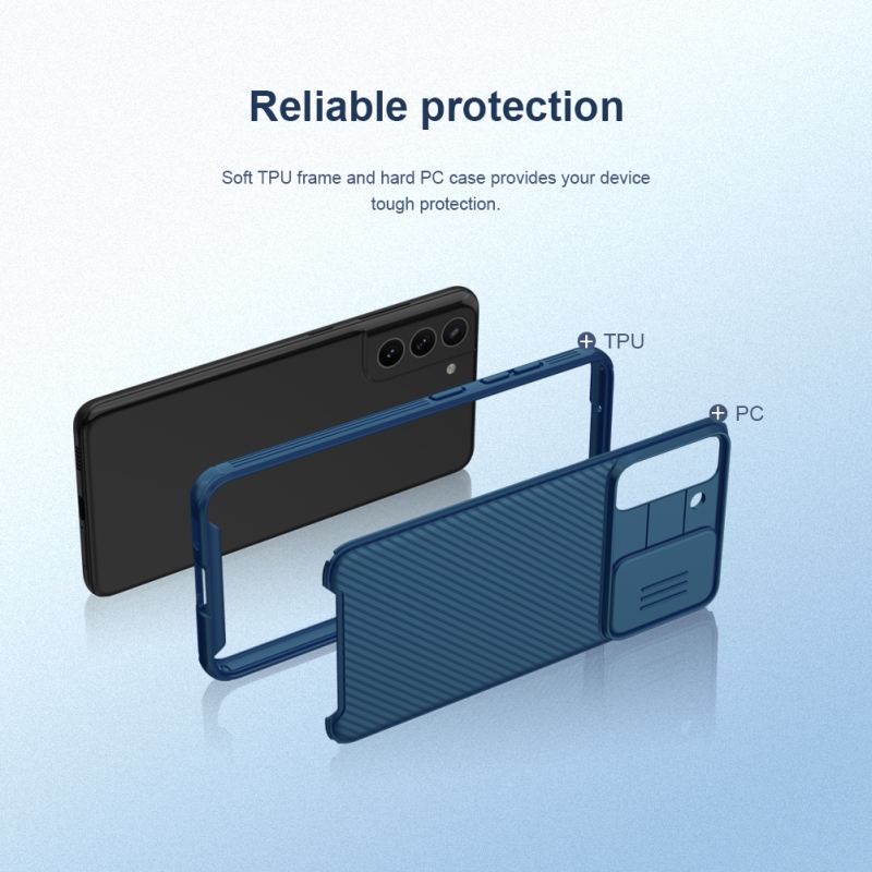 Nillkin CamShield PRO Zadní Kryt pro Samsung Galaxy S21 FE 5G Black