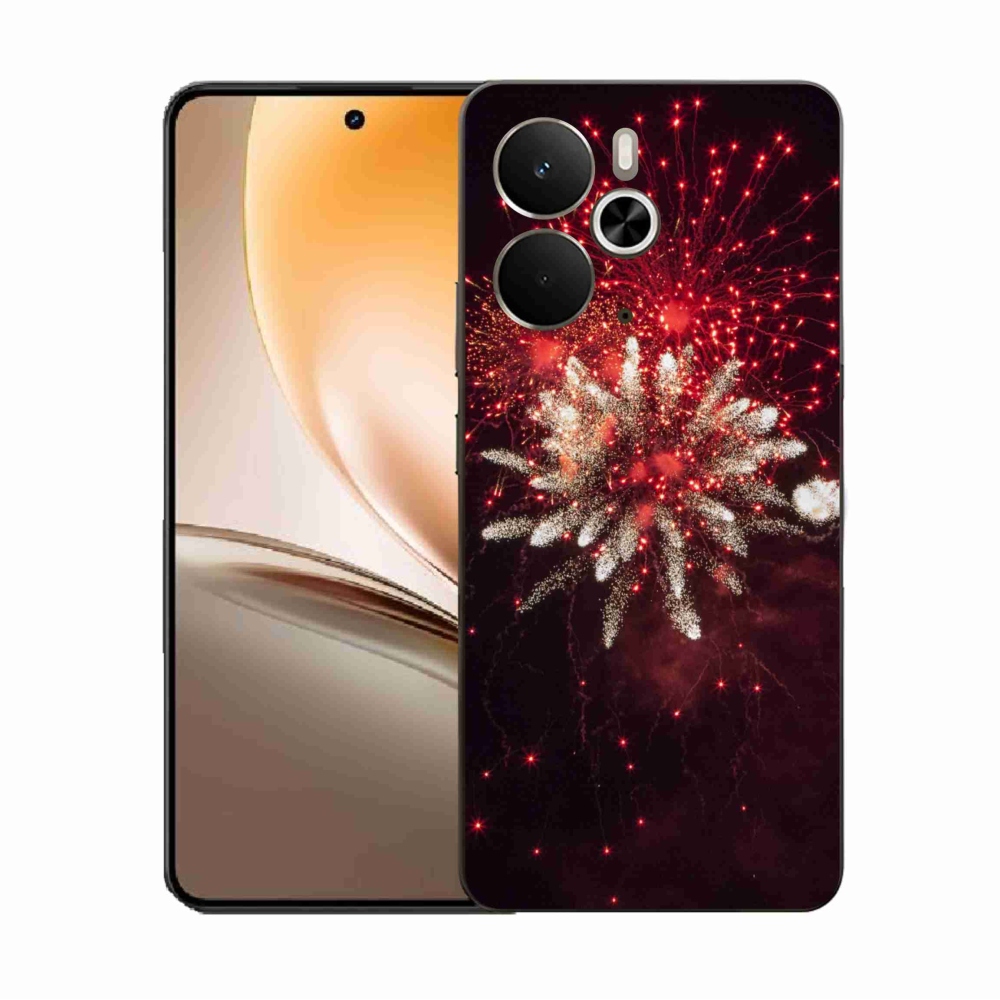 Gelový kryt mmCase na Realme 14 5G - ohňostroj