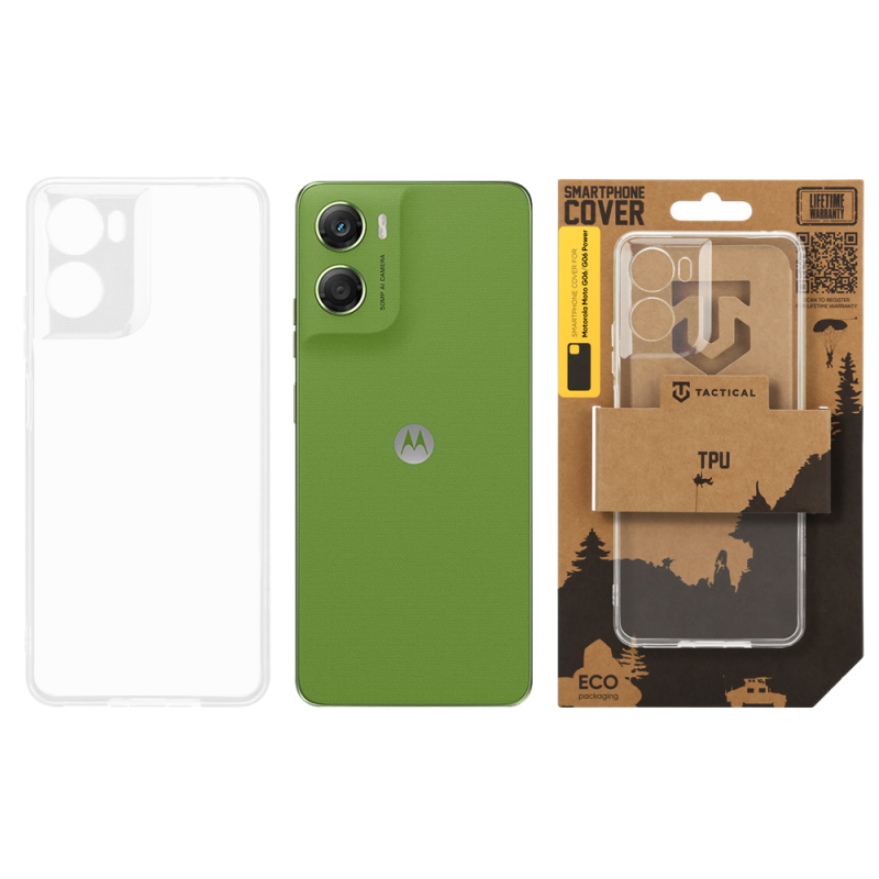 Tactical TPU Kryt pro Motorola Moto G06/G06 Power Transparent