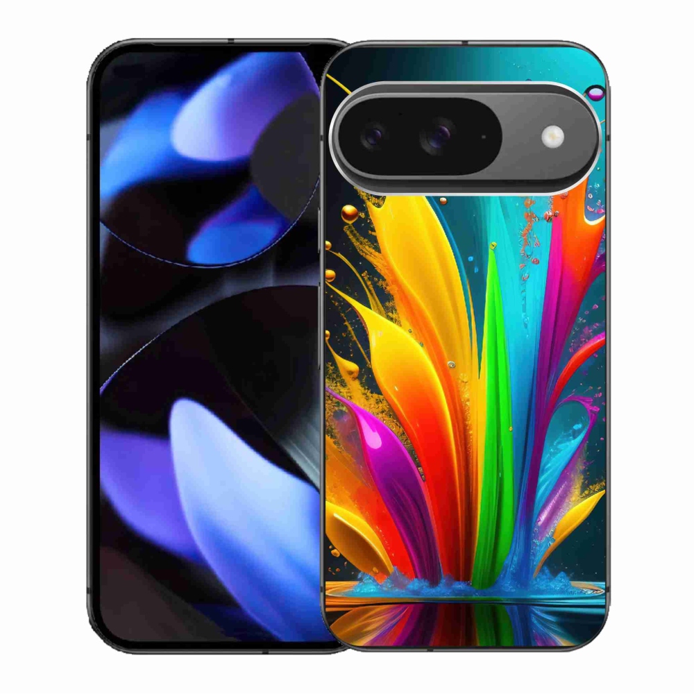 Gelový kryt mmCase na Google Pixel 9/9 Pro - abstraktní motiv 1