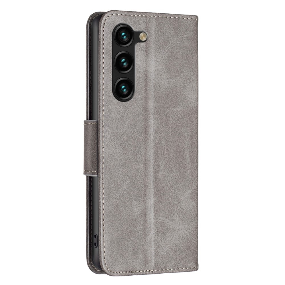 Case knížkové pouzdro na Samsung Galaxy S25+ - šedé
