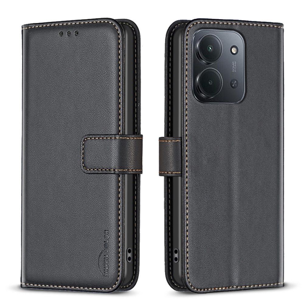 BNF knížkové pouzdro na Xiaomi Redmi 15C 4G/5G (173mm) - černé