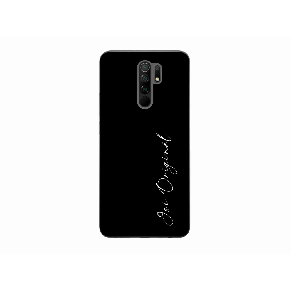 Gelový kryt mmCase na Xiaomi Redmi 9 - jsi originál černé pozadí