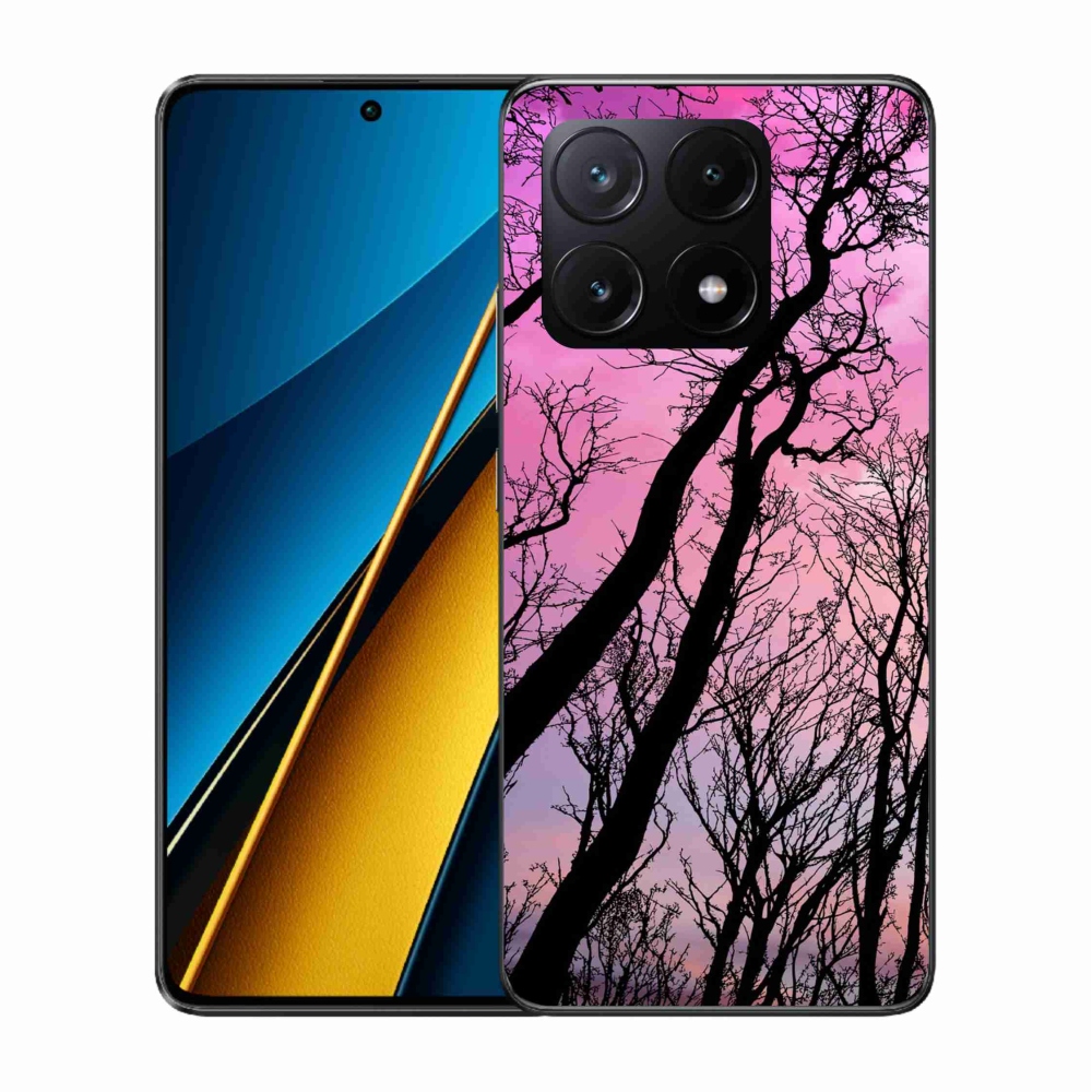 Gelový obal mmCase na Xiaomi Poco X6 Pro 5G - opadané stromy