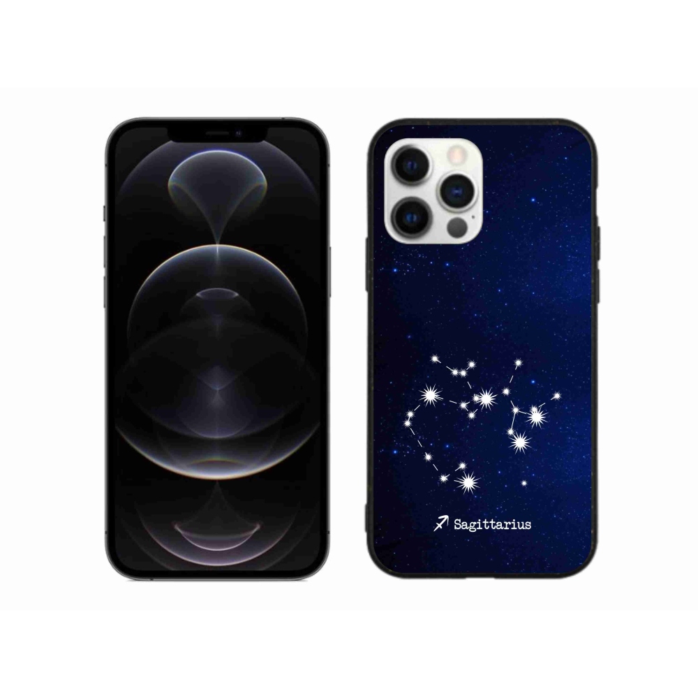 Gelový kryt mmCase na iPhone 12 Pro Max - souhvězdí Střelce