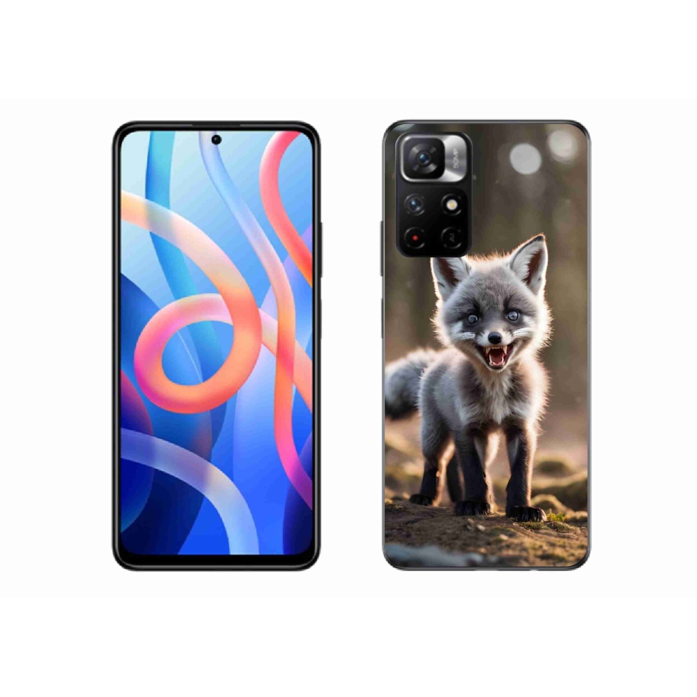 Gelový kryt mmCase na Xiaomi Redmi Note 11S 5G - rozzuřená liška