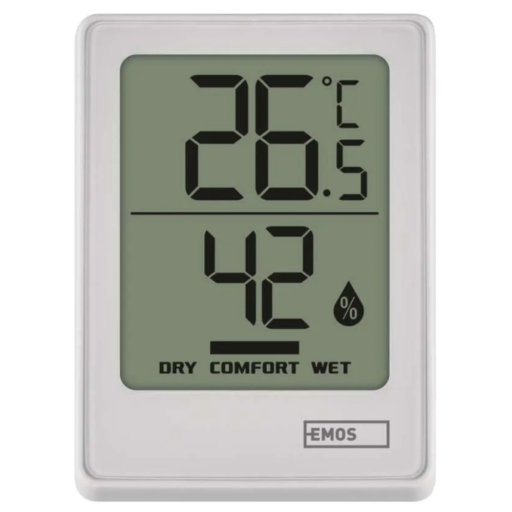 Digitální teploměr s vlhkoměrem, bezdrátové čidlo E0345