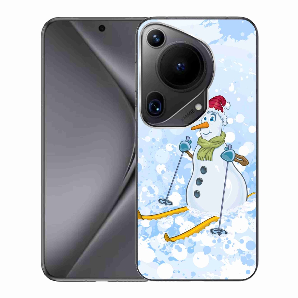 Gelový kryt mmCase na Huawei Pura 70 Ultra - sněhulák