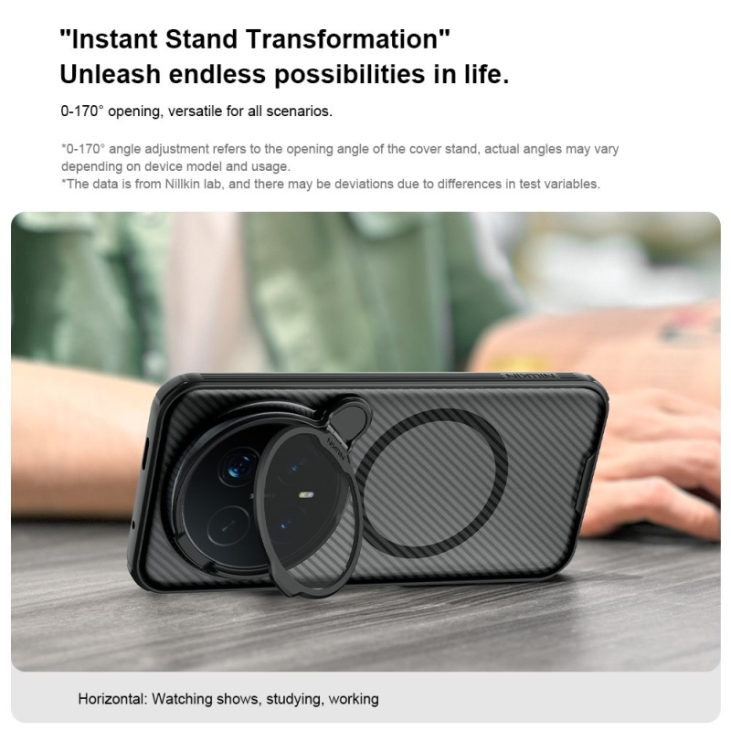 Nillkin CamShield Prop Magnetic Zadní Kryt pro Honor Magic 8 Pro Black